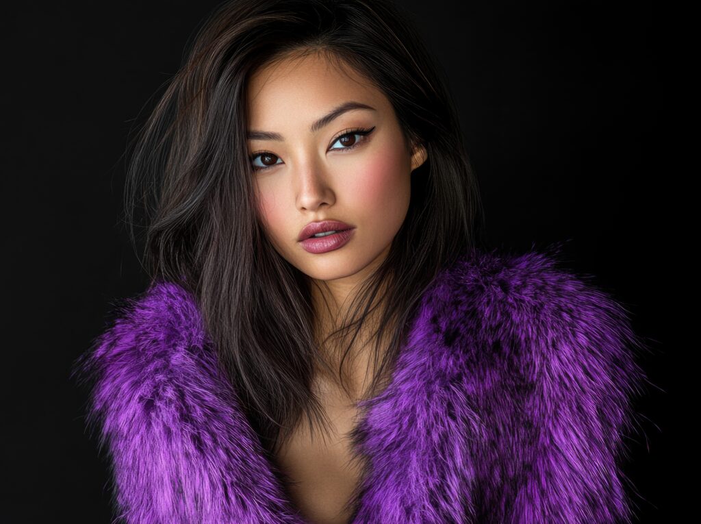 Purple coat